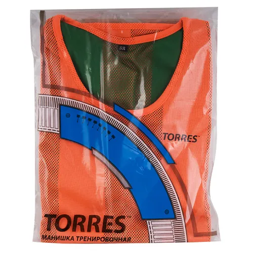 Манишка детская TORRES двухсторонняя, TR11949O/G, р.Jr, тренировочная, полиэстер, оранж-зелен за 1&nbsp;026.80 ₽ в Санкт-Петербурге