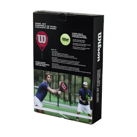 Набор для падела WILSON Optix XP Padel KIT, WR202110U2, ракетка + 3мяча, красный за 20&nbsp;362.60 ₽ купить в Санкт-Петербурге