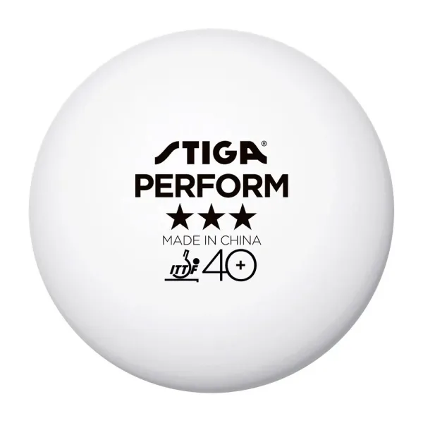 Мяч для наст. тенниса Stiga Perform 3***, 40+, 1113-2110-06, пластик, ITTF Appr., уп.6 шт, бел за 2&nbsp;121.60 ₽ в Санкт-Петербурге