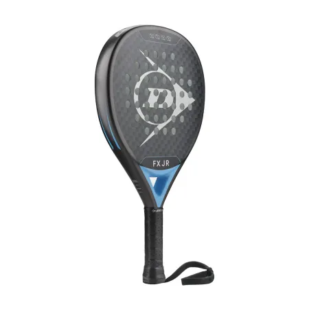 Ракетка для падела Dunlop FX Jr, 10370738, для юниоров, гибрид, графит, черно-голубой за 11&nbsp;019.40 ₽ купить в Санкт-Петербурге