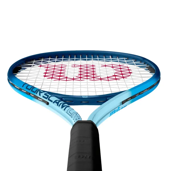 Ракетка б/т Wilson Tour Slam Lite Gr3, WR199010U3,для любит, алюминий, со струнами, сине-голубая за 6&nbsp;358 ₽ в Санкт-Петербурге