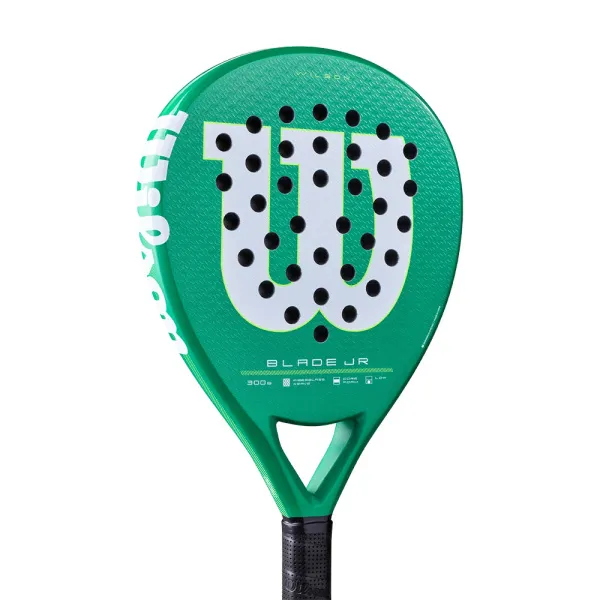Ракетка для падела WILSON Blade Jr  V4 Padel, WR213811U0, для начин-х, стекловолокно, зеленый за 14&nbsp;934.50 ₽ в Санкт-Петербурге