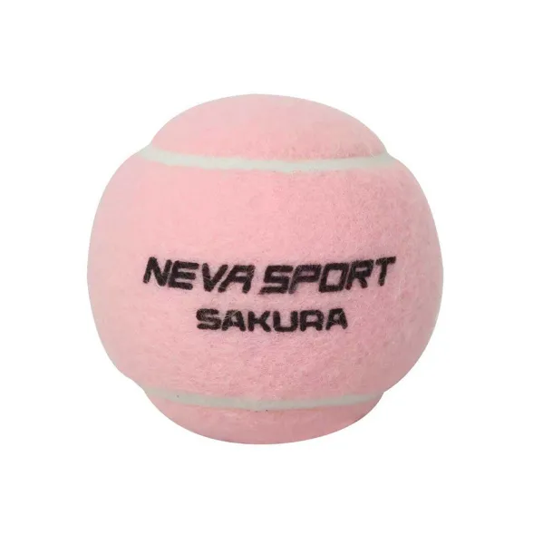 Мяч для падела NS Sakura, UAA2, уп.3 шт, сукно, нат.резина, розовый за 824.50 ₽ в Санкт-Петербурге
