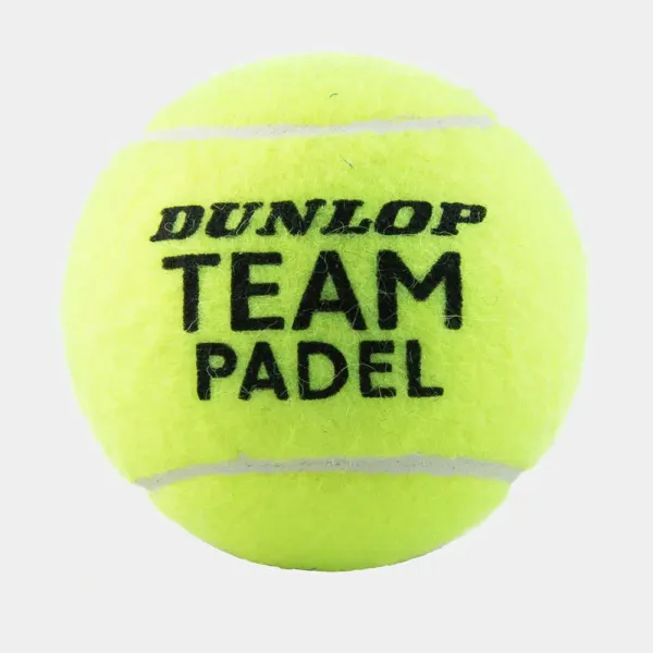 Мяч для падела Dunlop Team Padel, 601553, уп.3 шт, сукно, нат.резина,желтый за 1&nbsp;110.10 ₽ в Санкт-Петербурге