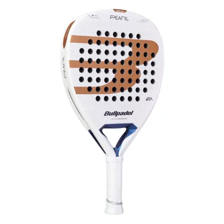 Ракетка для падела BULLPADEL Pearl 27, 497249, для проф-в, стекловолокно,карбон, бело-золотистый за 44&nbsp;319 ₽ купить в Санкт-Петербурге
