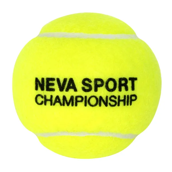 Мяч теннисный NS Championship 3B, 124001, уп.3шт, сукно, нат.резина, желтый за 646 ₽ в Санкт-Петербурге