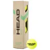 Мяч теннисный HEAD Reset 4B, 575034, крафт. упак.4 шт, половинное давление, фетр,нат.резина,желтый