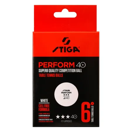 Мяч для наст. тенниса Stiga Perform 3***, 40+, 1113-2110-06, пластик, ITTF Appr., уп.6 шт, бел за 2&nbsp;121.60 ₽ купить в Санкт-Петербурге