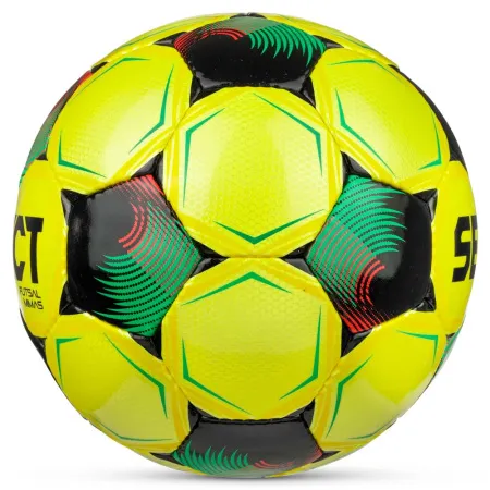 Мяч футзал. SELECT Futsal Mimas V26, 1053471007, р.4,FIFA Basic, 32п, ПУ, руч.сш, желто-зелено-черн. за 6&nbsp;113.20 ₽ купить в Санкт-Петербурге