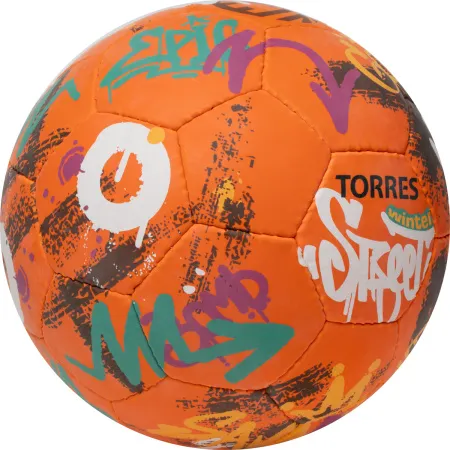 Мяч футб. TORRES Winter Street, F023285, р.5, 32 пан, рез, 4 подкл. слоя, руч. сшив,оранж-мультик. за 2&nbsp;713.20 ₽ купить в Санкт-Петербурге