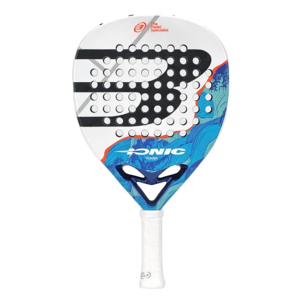 Ракетка для падела BULLPADEL Ionic Power 26, 494411, для продв. игроков, стекловолокно, сине-белый за 28&nbsp;944.20 ₽ в Санкт-Петербурге
