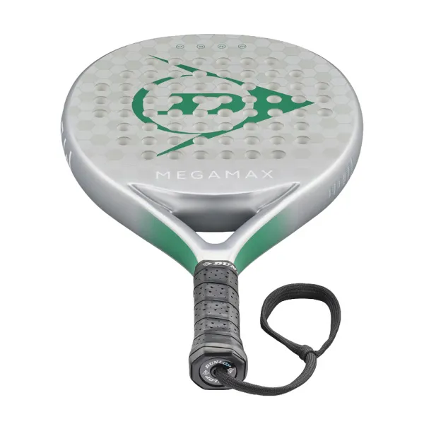 Ракетка для падела Dunlop Megamax Silver, 10370741, для начинающих, графит, серебристый за 11&nbsp;740.20 ₽ в Санкт-Петербурге