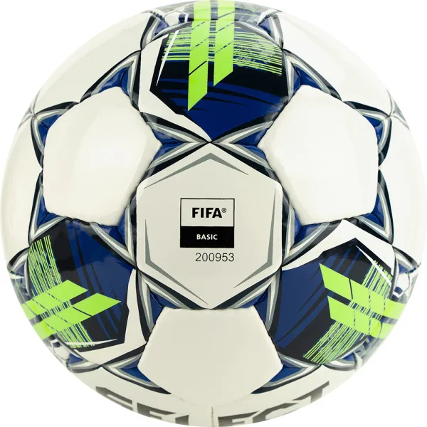 Мяч футзал. SELECT Futsal Master Shiny V22, 1043460004, р.4, Basic,32п, гл.ПУ, руч.сш,бел-син-зел за 7&nbsp;539.50 ₽ в Санкт-Петербурге