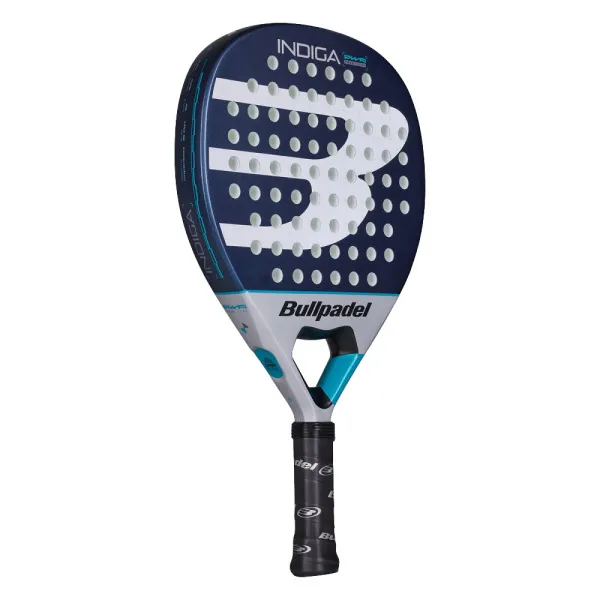 Ракетка для падела BULLPADEL Indiga Power 26, 494416, для начинающих, стекловолокно, темносине-серый за 14&nbsp;672.70 ₽ в Санкт-Петербурге