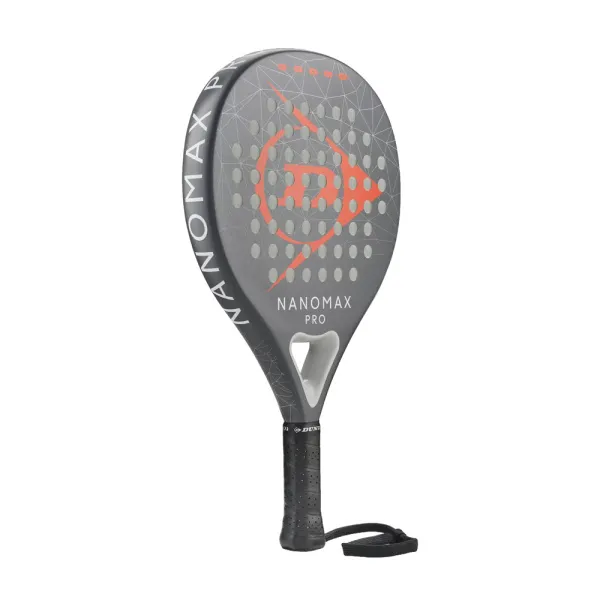 Ракетка для падела Dunlop Nanomax Pro, 10370739, для профессионалов, карбон,серо-оранжевый за 17&nbsp;248.20 ₽ в Санкт-Петербурге