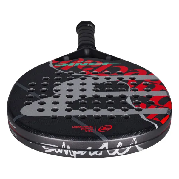 Ракетка для падела BULLPADEL Ionic Control 26, 494412, для продв. игроков, карбон, черно-красный за 33&nbsp;734.80 ₽ в Санкт-Петербурге