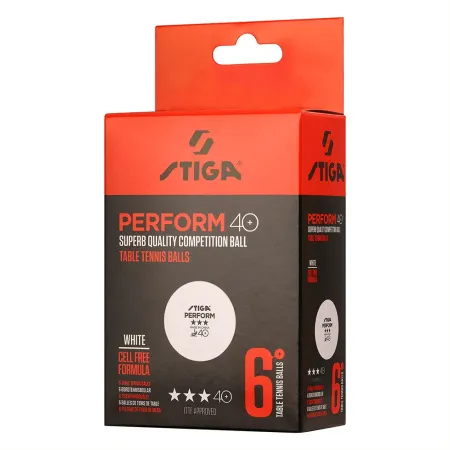 Мяч для наст. тенниса Stiga Perform 3***, 40+, 1113-2110-06, пластик, ITTF Appr., уп.6 шт, бел за 2&nbsp;121.60 ₽ купить в Санкт-Петербурге