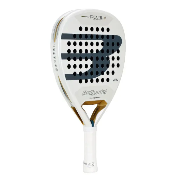 Ракетка для падела BULLPADEL Pearl 26, 493804, для профессионалов, карбон, бело-серый за 35&nbsp;929.50 ₽ в Санкт-Петербурге
