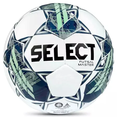 Мяч футзал. SELECT Futsal Master Shiny V22, 1043460004, р.4, Basic,32п, гл.ПУ, руч.сш,бел-син-зел за 7&nbsp;539.50 ₽ купить в Санкт-Петербурге