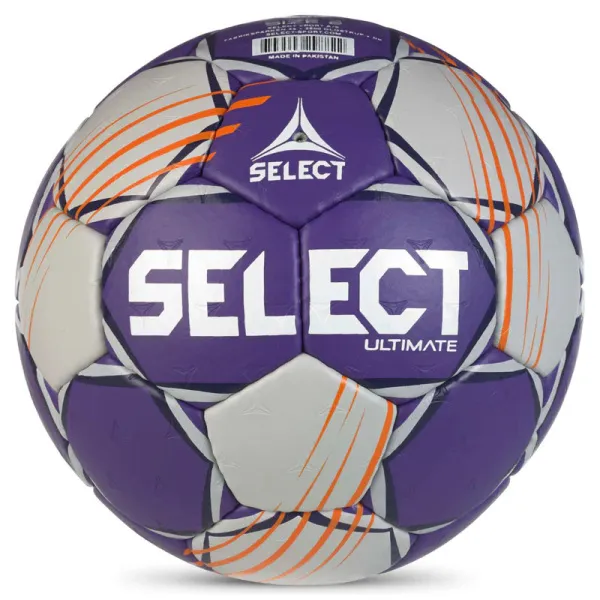 Мяч ганд. SELECT Ultimate Official EHF V24, 1612858999, Senior(р.3), EHF Appr, ПУ, руч.сш, фиол-сер за 15&nbsp;504 ₽ в Санкт-Петербурге