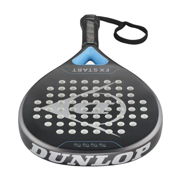 Ракетка для падела Dunlop FX Start, 10370737, для начинающих, гибрид, графит, черно-синий за 13&nbsp;175 ₽ в Санкт-Петербурге