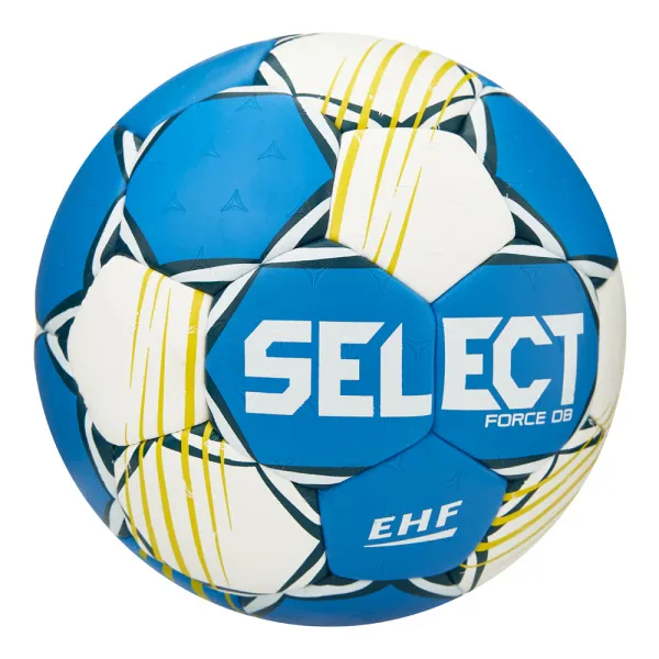 Мяч ганд. SELECT HB FORCE DB V25, 1622858205, Senior (р.3), EHF Appr,ПУ, гибр.сш., сине-белый за 8&nbsp;438.80 ₽ в Санкт-Петербурге