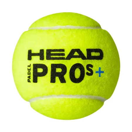 Мяч для падела HEAD Padel Pro S+, 540303, уп.3 шт, FIP Approved, войлок,нат.резина,желтый за 933.30 ₽ купить в Санкт-Петербурге