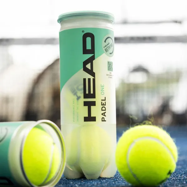 Мяч для падела HEAD Padel One S, 575383, уп.3 шт, FIP Approved, войлок,нат.резина,желтый за 933.30 ₽ в Санкт-Петербурге