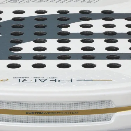 Ракетка для падела BULLPADEL Pearl 26, 493804, для профессионалов, карбон, бело-серый за 35&nbsp;929.50 ₽ купить в Санкт-Петербурге