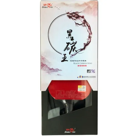 Ракетка для н/т DOUBLE FISH Black Carbon King Racket 5*****, для професс.,ITTF Appr.,накл.2,1,мм за 6&nbsp;434.50 ₽ купить в Санкт-Петербурге