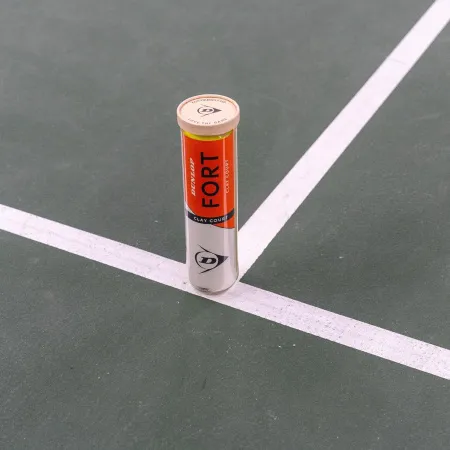 Мяч теннисный Dunlop Fort Clay Court 4B, 601613, уп.4 шт,одобр.ITF и FFT,сукно,нат.резина,желтый за 1&nbsp;812.20 ₽ купить в Санкт-Петербурге
