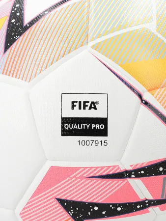 Мяч футзал PUMA Futsal 1, 08376301, р.4, FIFA Quality Pro, 32пан, ПУ, терм.сш, бело-розовый за 6&nbsp;502.50 ₽ купить в Санкт-Петербурге