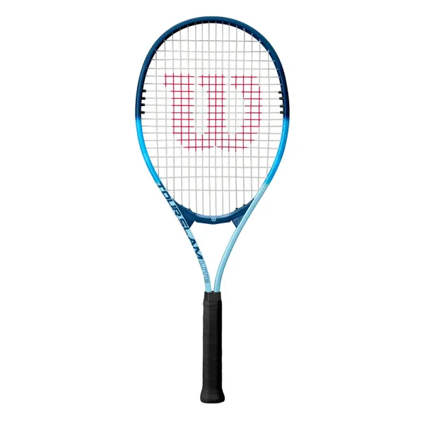 Ракетка б/т Wilson Tour Slam Lite Gr3, WR199010U3,для любит, алюминий, со струнами, сине-голубая за 6&nbsp;358 ₽ в Санкт-Петербурге