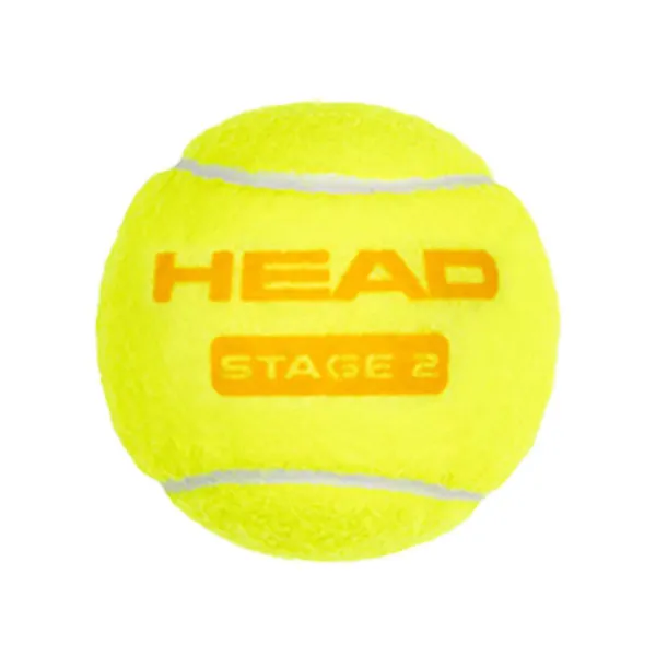 Мяч теннисный детский HEAD Stage 2 Orange, 578423,уп.3 шт, фетр,нат.резина,желто-оранжевый за 836.40 ₽ в Санкт-Петербурге