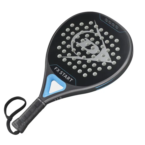 Ракетка для падела Dunlop FX Start, 10370737, для начинающих, гибрид, графит, черно-синий за 13&nbsp;175 ₽ в Санкт-Петербурге
