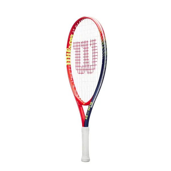 Ракетка б/т дет. Wilson Slam Jr 23, WR171910U, для детей 6-8лет, алюминий,со струнами, красно-т.син за 5&nbsp;271.70 ₽ в Санкт-Петербурге