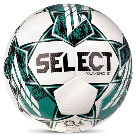 Мяч футб. SELECT NUMERO 10 V23, 0575060004, р.5, FIFA Basic, 32п, ПУ, руч. сш, бело-бирюзовый за 8&nbsp;051.20 ₽ купить в Санкт-Петербурге