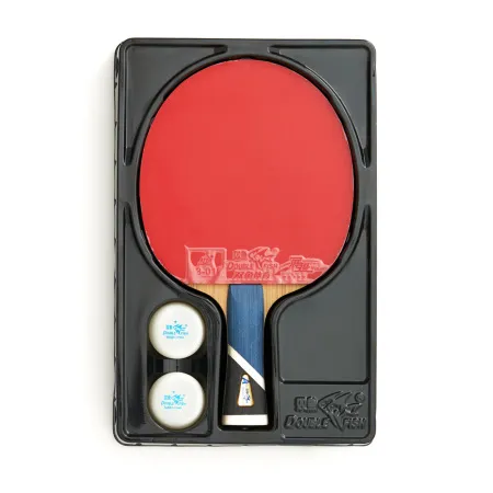 Ракетка для н/т DOUBLE FISH 5A+C, для продвин, ITTF Appr, накл. 2,1 мм, конич. ручка+ 2 мяча V40+мм за 2&nbsp;779.50 ₽ купить в Санкт-Петербурге
