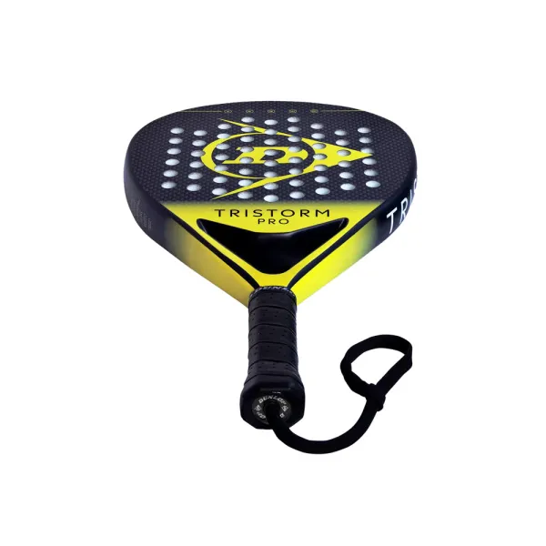 Ракетка для падела Dunlop Tristorm Pro, 10359946, для опытных игроков, графит, черно-желтый за 19&nbsp;643.50 ₽ в Санкт-Петербурге