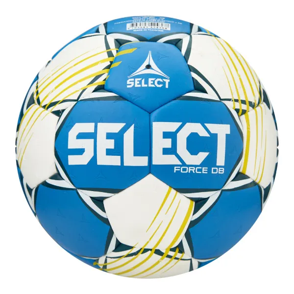 Мяч ганд. SELECT HB FORCE DB V25, 1622858205, Senior (р.3), EHF Appr,ПУ, гибр.сш., сине-белый за 8&nbsp;438.80 ₽ в Санкт-Петербурге