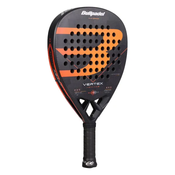 Ракетка для падела BULLPADEL Vertex Advance, 494414, для проф. и любителей, карбон, черно-оранжевый за 21&nbsp;559.40 ₽ в Санкт-Петербурге