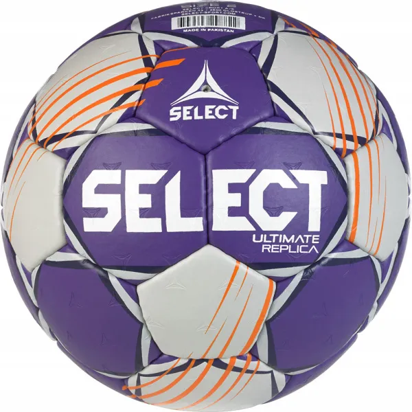 Мяч ганд. SELECT Ultimate Official EHF V24, 1612858999, Senior(р.3), EHF Appr, ПУ, руч.сш, фиол-сер за 15&nbsp;504 ₽ в Санкт-Петербурге